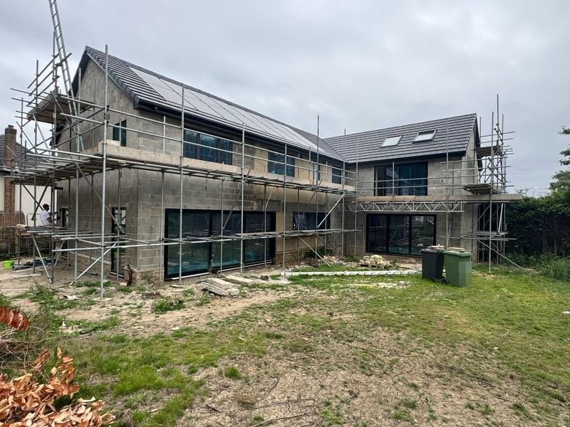 Rear of the house in Adel, Leeds before the work started
