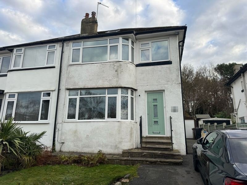 Front of the house in Cookridge, Leeds before the work started