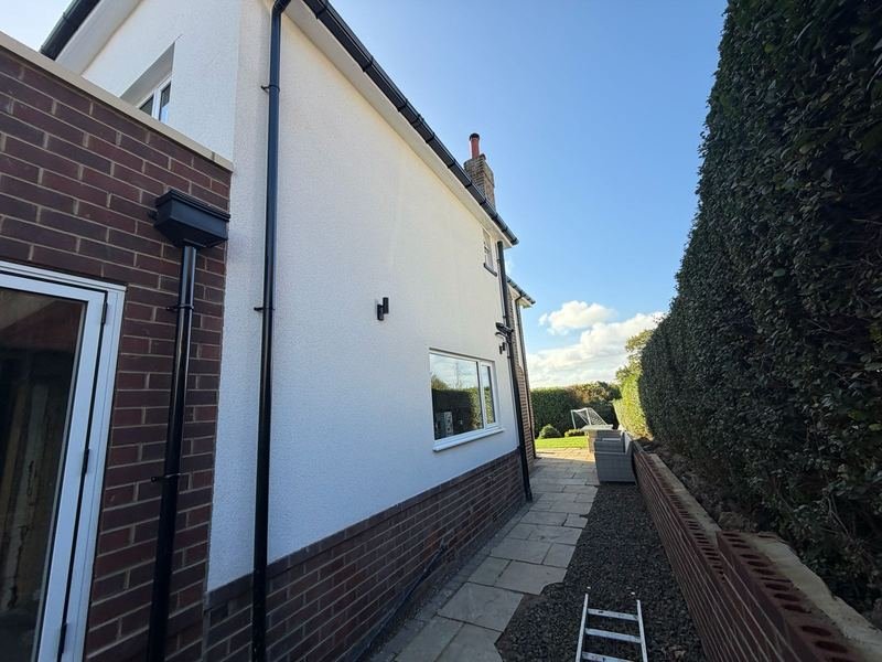 View of the house in Horsforth, Leeds after silicone render, photo 5