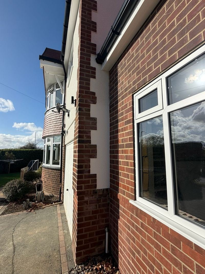 View of the house in Horsforth, Leeds after silicone render, photo 6