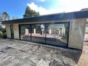 View of the extension in Harrogate after silicone render, photo 5