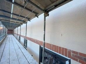 View of the nursing home in Blackburn after monocouche render, photo 25