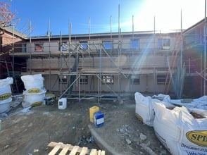 View of the nursing home in Blackburn after monocouche render, photo 21