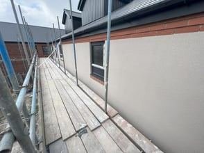 View of the nursing home in Blackburn after monocouche render, photo 23