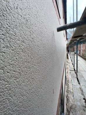 View of the nursing home in Blackburn after monocouche render, photo 24