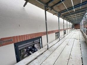 View of the nursing home in Blackburn after monocouche render, photo 18
