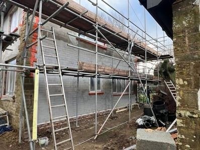 View of the house in Cookridge, Leeds after silicone render, photo 8