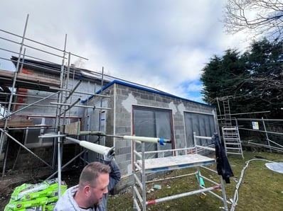 View of the house in Cookridge, Leeds after silicone render, photo 15