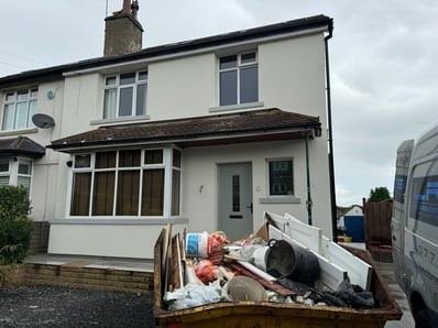 View of the property in Horsforth, Leeds after external wall insulation