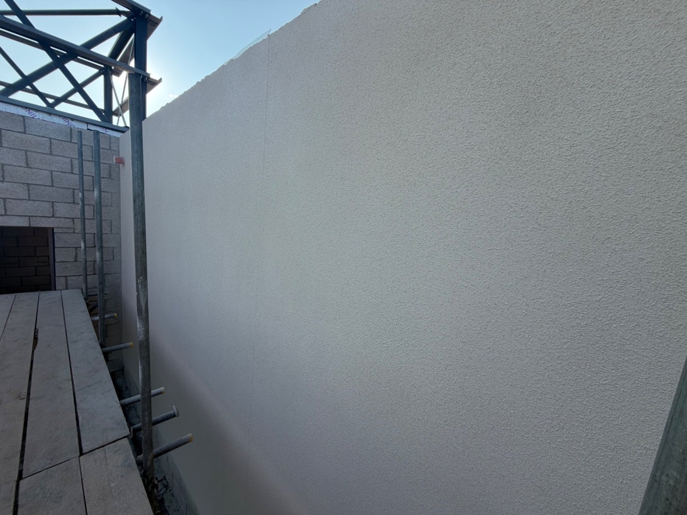 Ash White silicone render finish at Starbucks in Spalding