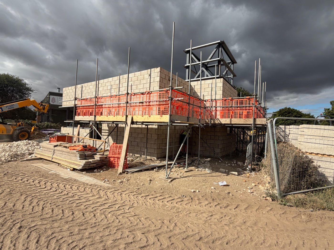 Rendering work in progress at Starbucks in Spalding