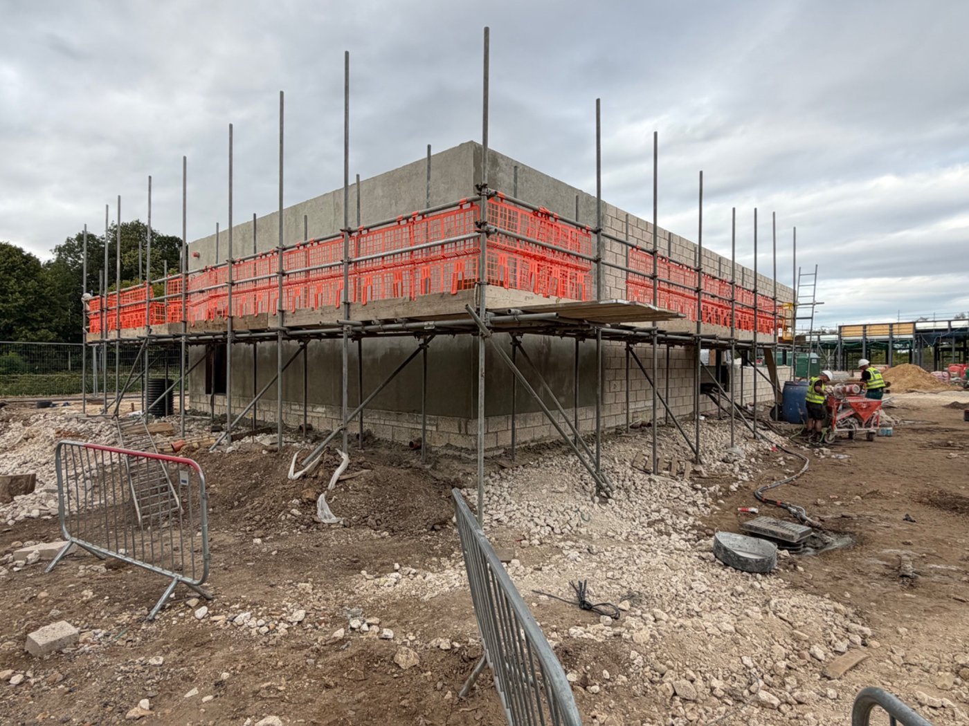 Rendering work in progress at Starbucks in Spalding