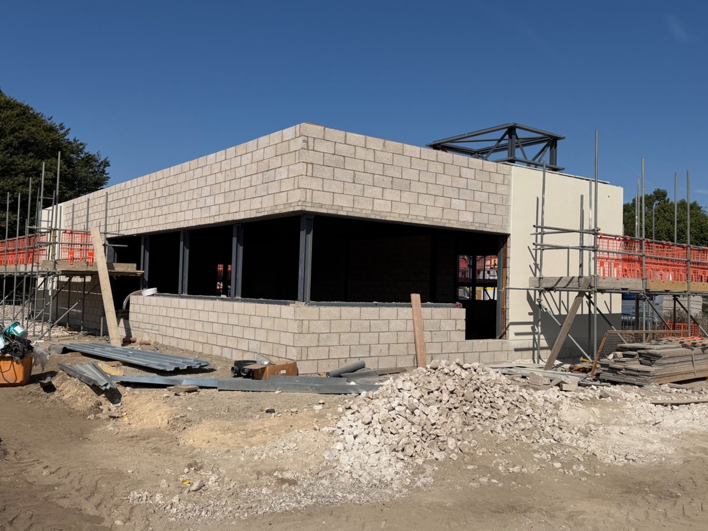 Rendering work in progress at Starbucks in Spalding