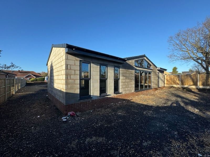Rear of the bungalow in Wakefield before the work started